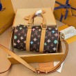 LV Keepall Bandouliere 25 LV Duffle Bag M24849 Monogram Craggy