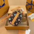 LV Keepall Bandouliere 25 LV Duffle Bag M24849 Monogram Craggy