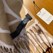 LV M79213 Sciarpa medaglione LV Beige