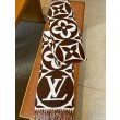 LV M79215 Sciarpa medaglione LV Marrone