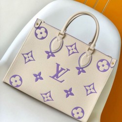 Borsa Louis Vuitton OnTheGo MM M23937 monogram Empreinte Replica qualità specchio Replica Perfette Borsa Louis Vuitton OnTheGo MM M23937 monogram Empreinte imitazioni