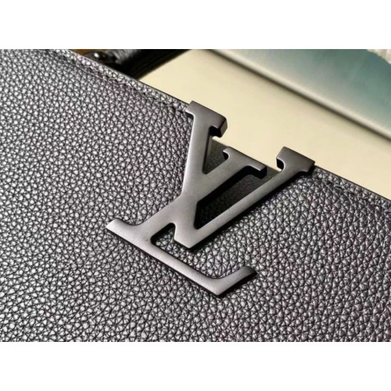 Borse Imitazioni Louis Vuitton Capucines East-West MM M23947 Nera Replica qualità specchio Replica Perfette Borse Imitazioni Louis Vuitton Capucines East-West MM M23947 Nera imitazioni