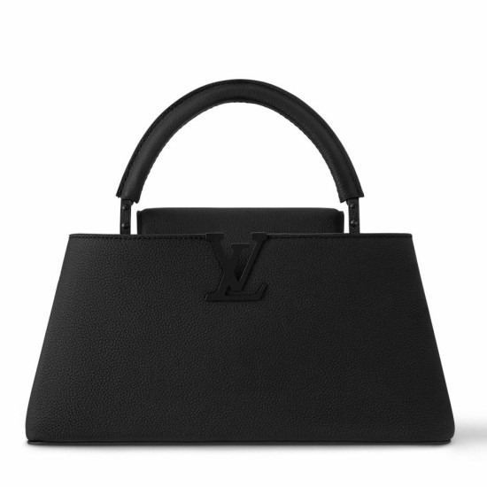 Borse Imitazioni Louis Vuitton Capucines East-West MM M23947 Nera Replica qualità specchio Replica Perfette Borse Imitazioni Louis Vuitton Capucines East-West MM M23947 Nera imitazioni