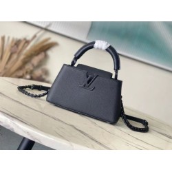 Borsa mini Louis Vuitton Capucines East-West M23955 Nera Borsa mini Louis Vuitton Capucines East-West M23955 Nera