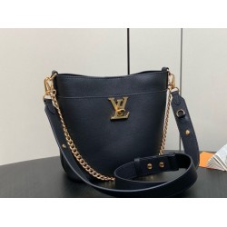 Borsa Louis Vuitton con lucchetto e passeggio M24006 Granulata nera Borsa Louis Vuitton con lucchetto e passeggio M24006 Granulata nera