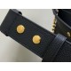 Replica Perfette Borsa Louis Vuitton con lucchetto e passeggio M24006 Granulata nera imitazioni