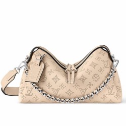 Replica Perfette Borsa LV Hand It All PM Crema Mahina M24114 imitazioni