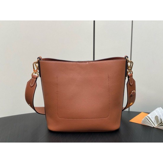 Borse Imitazioni Louis Vuitton con lucchetto e passeggio M24165 Marrone granulato Replica qualità specchio Replica Perfette Borse Imitazioni Louis Vuitton con lucchetto e passeggio M24165 Marrone granulato imitazioni