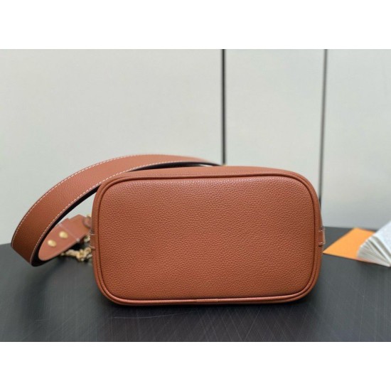 Borse Imitazioni Louis Vuitton con lucchetto e passeggio M24165 Marrone granulato Replica qualità specchio Replica Perfette Borse Imitazioni Louis Vuitton con lucchetto e passeggio M24165 Marrone granulato imitazioni