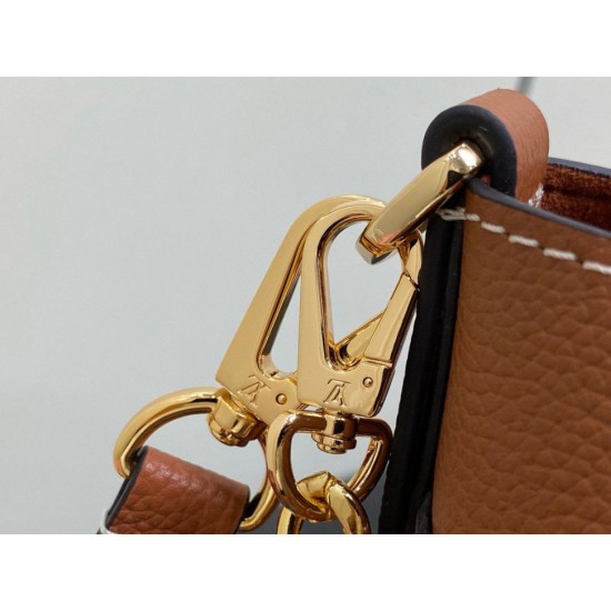 Borse Imitazioni Louis Vuitton con lucchetto e passeggio M24165 Marrone granulato Replica qualità specchio Replica Perfette Borse Imitazioni Louis Vuitton con lucchetto e passeggio M24165 Marrone granulato imitazioni
