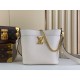 Borsa LV con lucchetto e passeggio granulata M24638 bianca Replica qualità specchio Replica Perfette Borsa LV con lucchetto e passeggio granulata M24638 bianca imitazioni