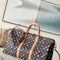 LV Keepall Bandouliere 50 Louis Vuitton Borsone M24901 Replica qualità specchio Replica Perfette LV Keepall Bandouliere 50 Louis Vuitton Borsone M24901 imitazioni