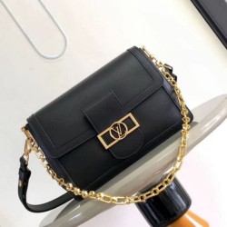 Borse Imitazioni Louis Vuitton Dauphine Soft MM Louis Vuitton M25209 in nero Replica qualità specchio Replica Perfette Borse Imitazioni Louis Vuitton Dauphine Soft MM Louis Vuitton M25209 in nero imitazioni