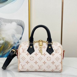 Borsa Louis Vuitton Speedy Bandouliere 20 M46906 Monogram Dune Replica qualità specchio Replica Perfette Borsa Louis Vuitton Speedy Bandouliere 20 M46906 Monogram Dune imitazioni