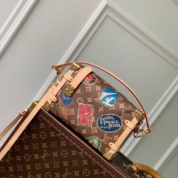 Borsa LV Side Trunk MM in tela monogram M47085 Replica qualità specchio Replica Perfette Borsa LV Side Trunk MM in tela monogram M47085 imitazioni