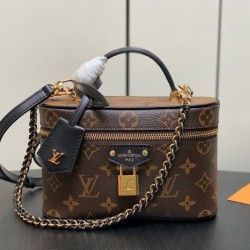 Borsa Louis Vuitton Vanity Chain M47125 monogram Replica qualità specchio Replica Perfette Borsa Louis Vuitton Vanity Chain M47125 monogram imitazioni