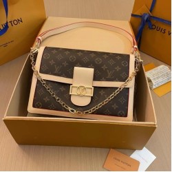 Replica Perfette Borsa Louis Vuitton Dauphine Soft GM monogram M47149 imitazioni