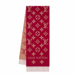 Sciarpa in lana Louis Vuitton Louis Vuitton Essential M79502 Rossa
