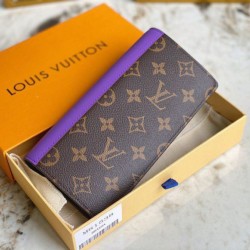Replica Perfette Qualità superiore replica Portafoglio Louis Vuitton Brazza Louis Vuitton M81538 Monogram Macassar imitazioni