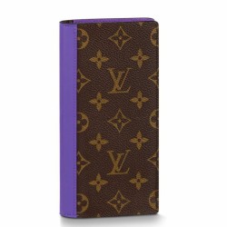 Replica Perfette Qualità superiore replica Portafoglio Louis Vuitton Brazza Louis Vuitton M81538 Monogram Macassar imitazioni