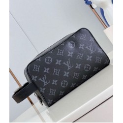 Borsa da uomo Louis Vuitton Locker Dopp Kit M83113 Monogram Eclipse