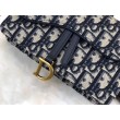 Marsupio Dior Oblique Saddle Blu