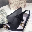 Marsupio Dior Saddle granulato nero