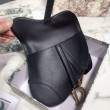 Marsupio Dior Saddle granulato nero