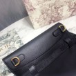 Marsupio Dior Saddle granulato nero