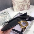 Marsupio Dior Saddle granulato nero