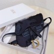 Marsupio Dior Saddle Pouch Camouflage Blu