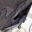 Marsupio Dior Saddle Pouch Camouflage Blu