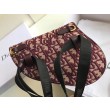 Marsupio Dior Saddle Tela bordeaux obliqua