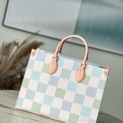Borsa Louis Vuitton OnTheGo MM Damier Giant N40518 Replica qualità specchio Replica Perfette Borsa Louis Vuitton OnTheGo MM Damier Giant N40518 imitazioni