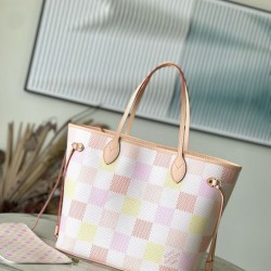 Replica Perfette Borsa Louis Vuitton Neverfull MM Damier Giant N40668 imitazioni