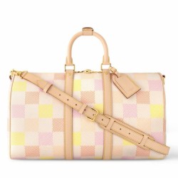 Replica Perfette Borsa Louis Vuitton Keepall Bandouliere 45 Damierlicious N40713 imitazioni
