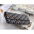 Pochette Dior Su Catena Obliqua Tela Blu Pochette Dior Su Catena Obliqua Tela Blu
