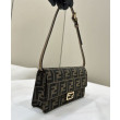 Portafoglio baguette Fendi su catena Borse Firmate Replica Fendi ricamo FF Marrone Portafoglio baguette Fendi su catena Borse Firmate Replica Fendi ricamo FF Marrone