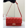 Portafoglio baguette Fendi su catena Borse Replica Fendi Rossa