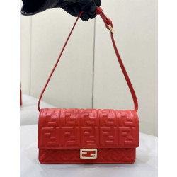 Portafoglio baguette Fendi su catena Borse Replica Fendi Rossa