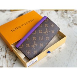 Qualità superiore replica Portafoglio LV Brazza LV M81538 Monogram Macassar