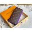 Qualità superiore replica Portafoglio LV Brazza LV M81538 Monogram Macassar
