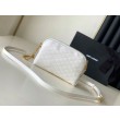Pouch YSL Saint Laurent Gaby con cerniera bianco trapuntato