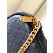 Pouch YSL Saint Laurent Gaby con cerniera trapuntato nero