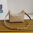 Prada Riedizione 1995 Mini Borsa Chaine Re-Nylon Beige