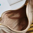 Prada Riedizione 1995 Mini Borsa Chaine Re-Nylon Beige