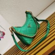 Prada Riedizione 1995 Mini Borsa Chaine Re-Nylon Verde