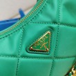 Prada Riedizione 1995 Mini Borsa Chaine Re-Nylon Verde