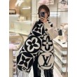 Sciarpa con medaglione LV LV M79212 Nera