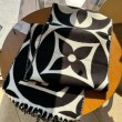 Sciarpa con medaglione LV LV M79212 Nera